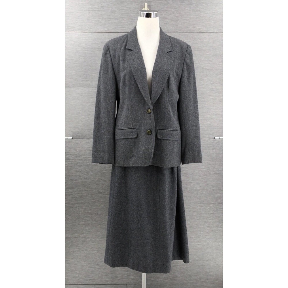 Pendleton Women's 2 Piece Blazer Skirt Suit Size‎ B:14 S: 10